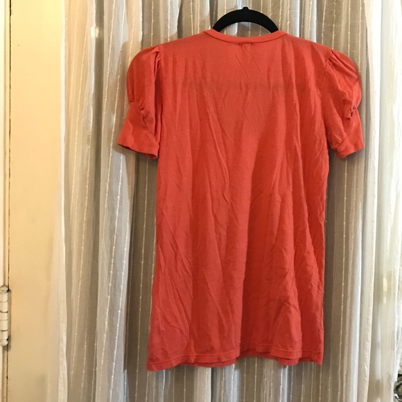 Splendid Coral Scoop Neck Modal Cotton Tee Size M - Picture 3 of 9